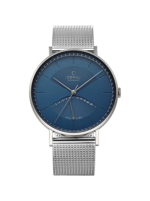 OBAKU V213GUCLMC Elm Cyan Multifunction Watch for Men-picture-34