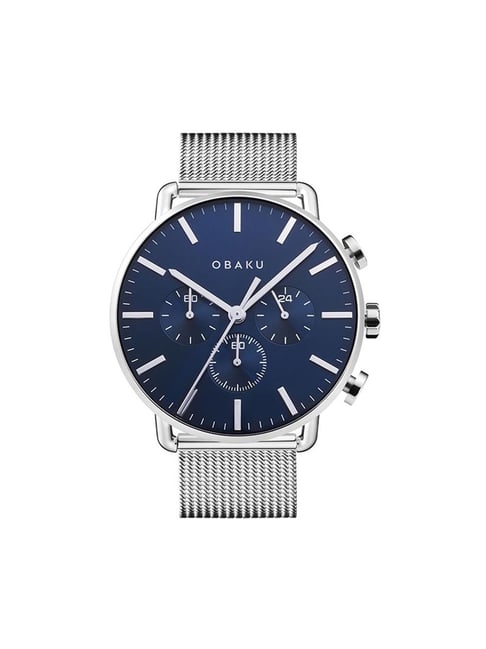 OBAKU V232GCCLMC Havn-Cyan Chronograph Watch for Men-picture-41