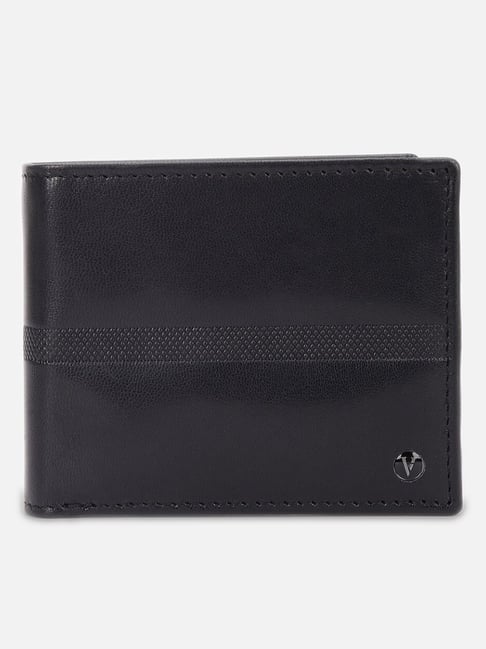 Van Heusen Black Leather Textured Bi-Fold Wallet-picture-42
