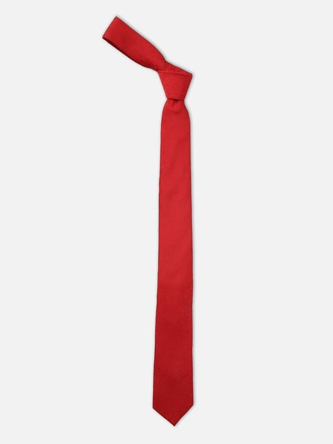 Van Heusen Red Embroidered Tie-picture-10