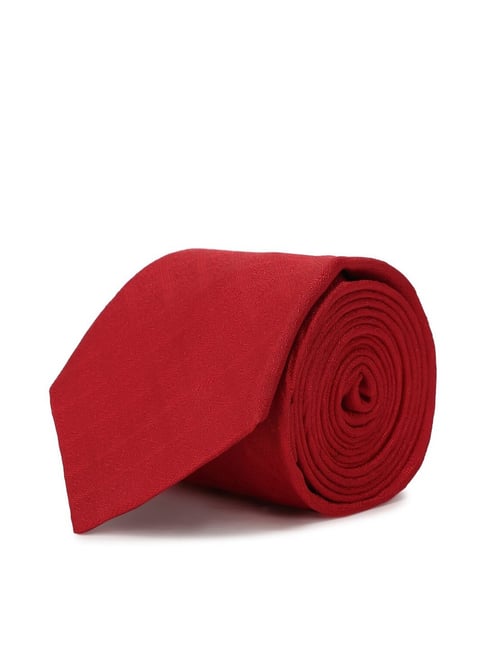 Van Heusen Red Textured Tie-picture-36