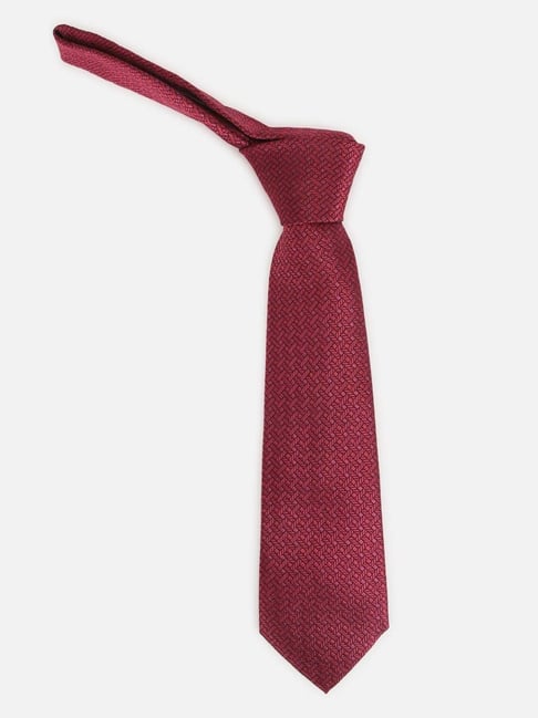 Van Heusen Red Embroidered Tie-picture-16