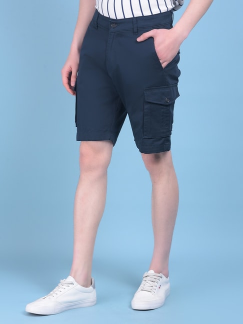 Mens Capri Jeans Casual Cargo Denim 3/4 Pants Cotton Knee Length Slim Fit  Casual Shorts