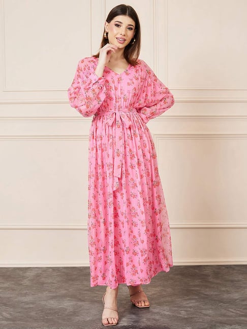 Floral Smocked Square Neck Slit Midi Dress - ONLINE EXCLUSIVE! – True Betty  Boutique
