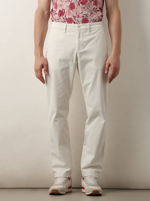 Mens off white fashion chinos