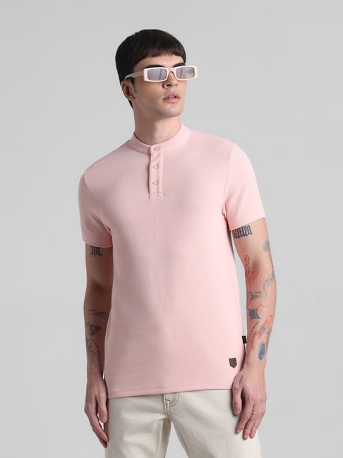 Jack & Jones Lotus Cotton Slim Fit Henley T-Shirt