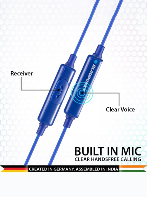 Blaupunkt EM06 in-Ear Type C Wired Earphone with Mic, Deep Bass HD