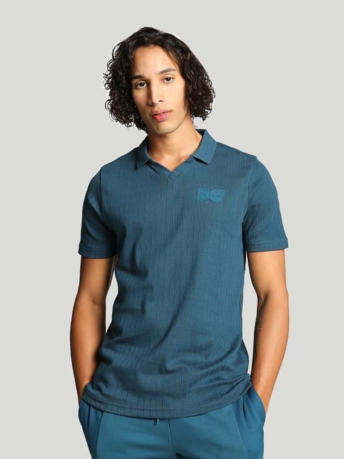 Teal puma shirt online