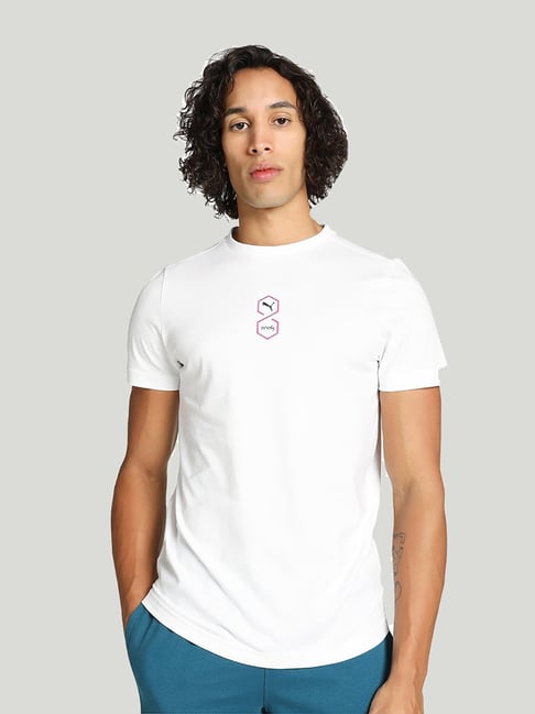 Puma one8 t shirt white deals