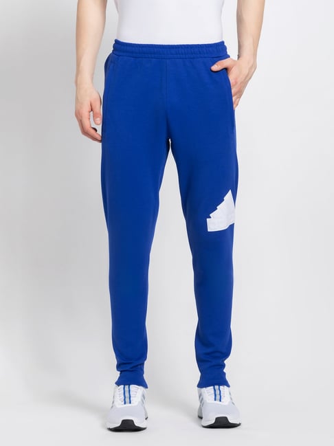 adidas Blue Regular Fit Sports Trackpants-picture-43