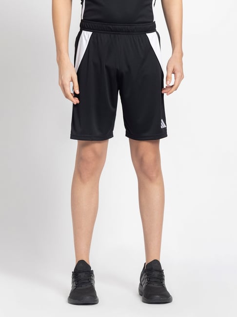 adidas Black Regular Fit Tiro 24 Football Shorts