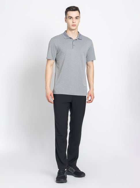 Buy adidas Performance Grey Melange Regular Fit Golf Polo T-Shirt