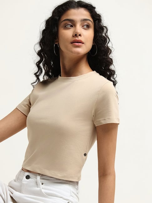 Buy online Women's Crop Halter Neck Top from western wear for Women by  Istyle Can for ₹299 at 70% off
