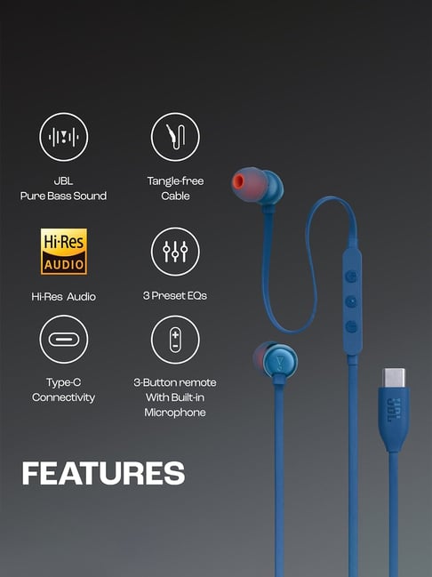 Auricular Jbl Audifono Jbl T110 Jbl T110 Azul Buy JBL Tune 310