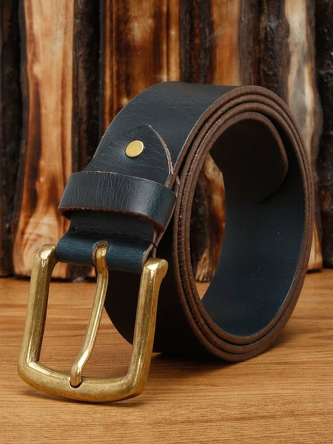 Buy Louis Stitch Blue Leather Casual Belt for Men at Best Price