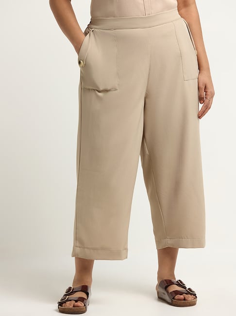 Buy Women's Beverly Hills Polo Club Plain Mid-Rise Knit Pants Online |  Centrepoint KSA
