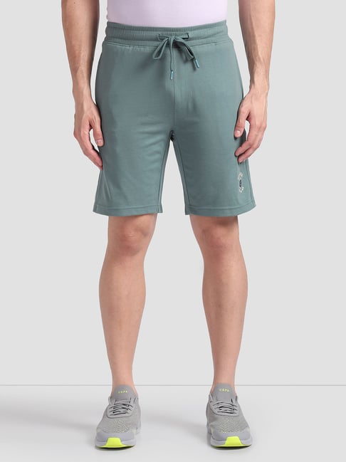 U.S. Polo Assn. Green Regular Fit Shorts