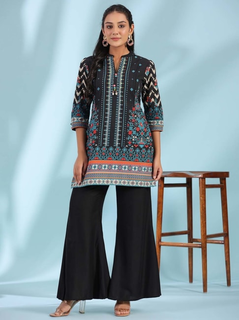 Arayna Women's Cotton Printed Straight Kurti With Palazzo Pants & Dupatta  Set at Rs 899 | Sanganer | Jaipur| ID: 25974001230