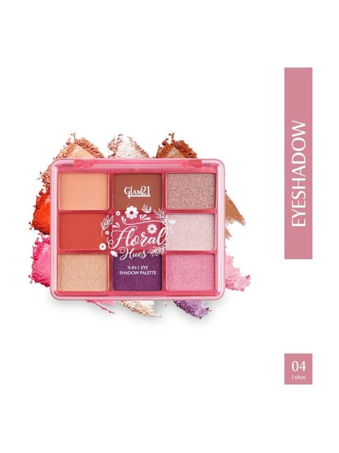 Glam21 Floral Hues Eyeshadow Palette 04 Lotus - 7.2 gm