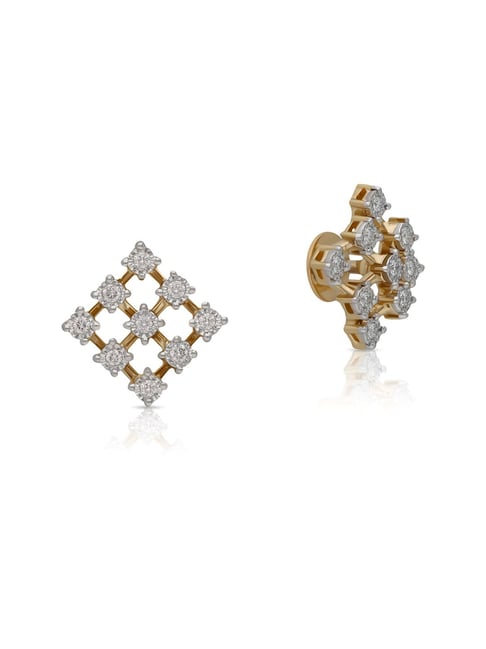 Buy Malabar Gold and Diamonds 18k Yellow Gold Stud Diamond