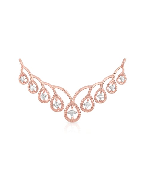 Malabar Gold and Diamonds 18k Rose Gold Pendant