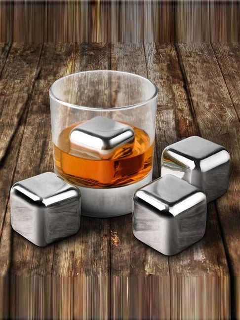 Buy HAZEL Silver Stainless Steel Multipurpose Reusable Ice Cube at