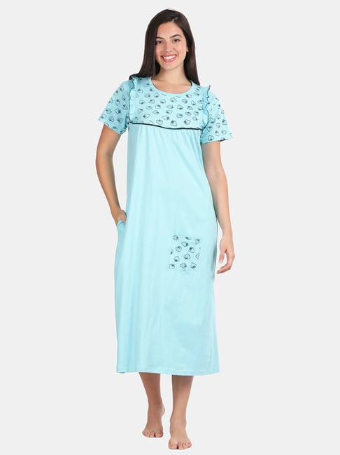 Buy Juniors Printed Night Dress with Long Sleeves - Set of 2 Online |  Babyshop Kuwait
