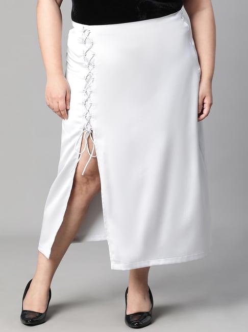 Oxolloxo Grey Midi Skirt