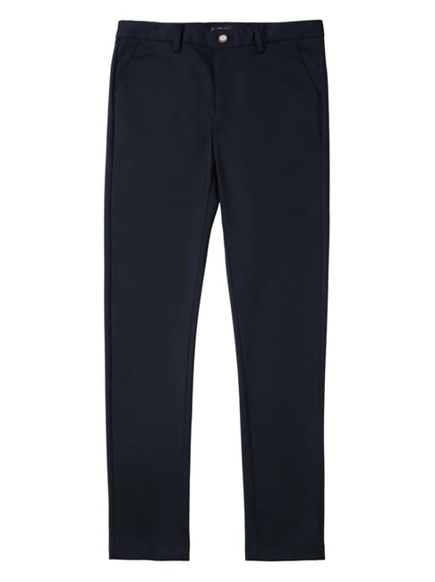 Allen Solly Junior Navy Regular Fit Trousers-picture-38