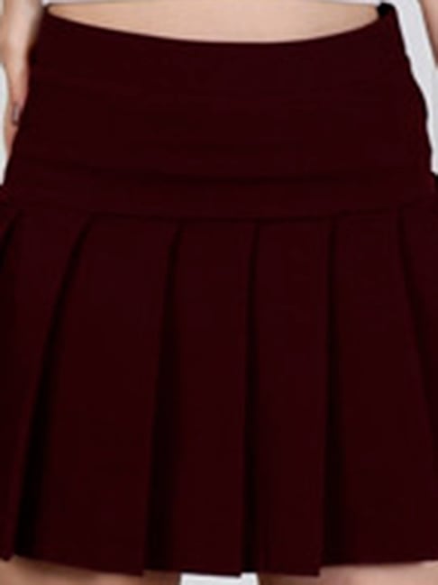 NEUDIS Wine Mini Skirt