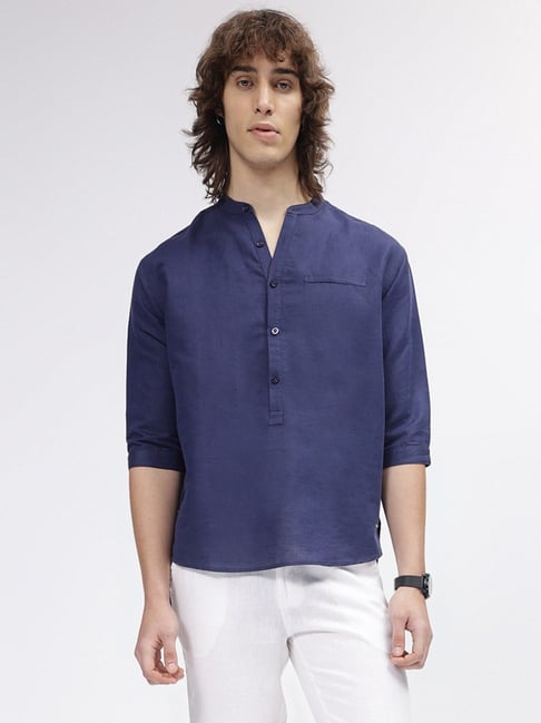 Iconic Men Solid Regular Fit Polyester Shirt-picture-21