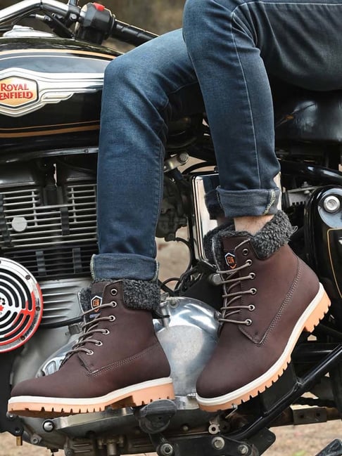 Eego Italy Men's Brown Snow Boots