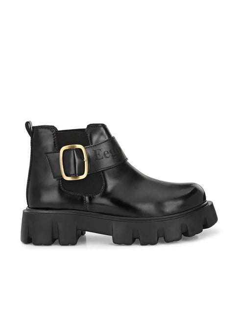 Eego Italy Men's Black Chelsea Boots