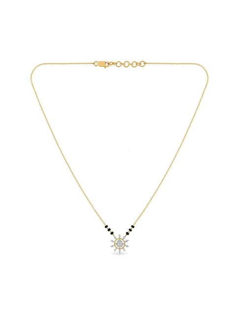Buy Malabar Gold and Diamonds 18k Yellow Diamond Short Mangalsutra