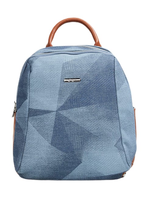 Ginger by Lifestyle Blue Geometric Backpack