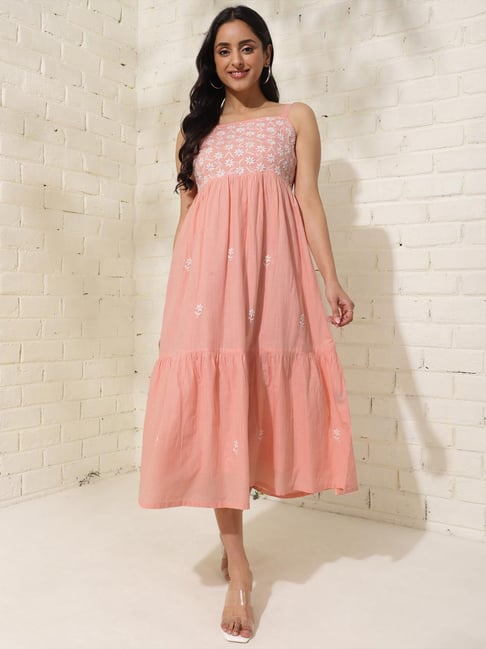 Buy online Women's A-line Cotton Dress from western wear for Women by  Parchhai for ₹990 at 67% off | 2024 Limeroad.com