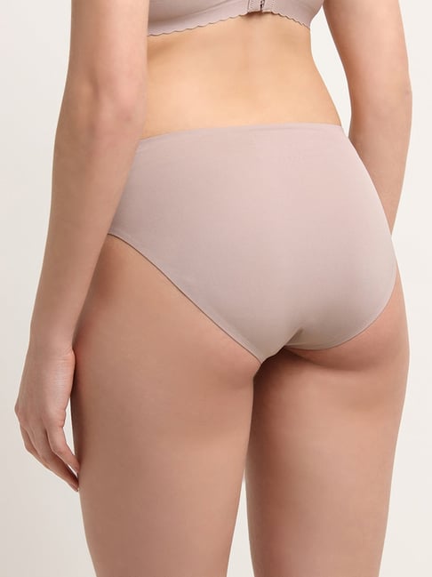 Wunderlove by Westside Beige Invisible Lace Brief