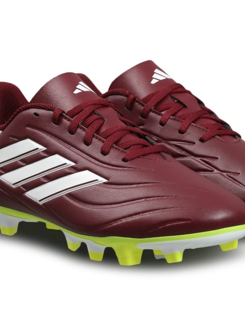Buy Adidas Men's COPA PURE CLUB FxG Maroon Football Shoes for