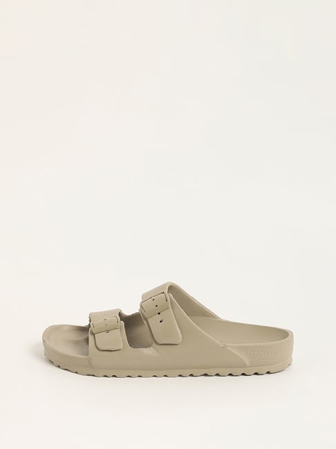 LUNA BLU by Westside Taupe Double Band Flip-Flop