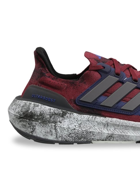Sneakers Adidas Ultra Boost Blue Red White Sepatu Ultraboost 19
