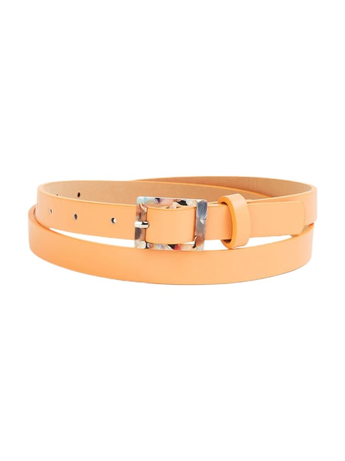 Ladies orange belt best sale