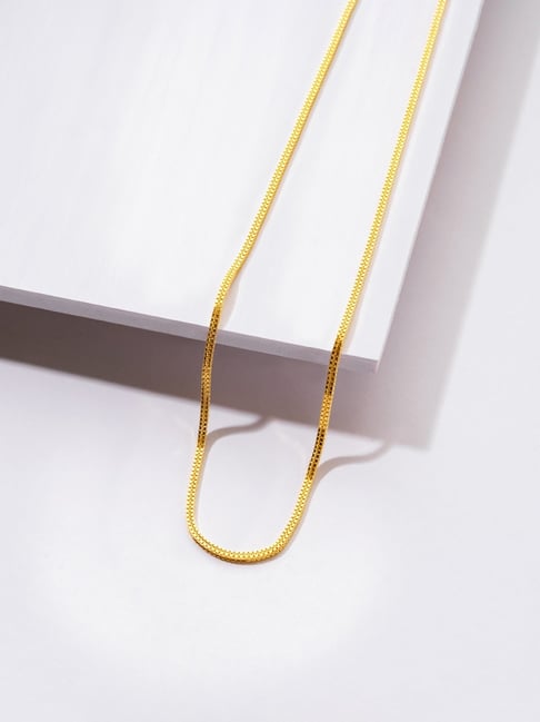 Buy Jewellers 22k Gold Intricate Idrajeet Gold Chain