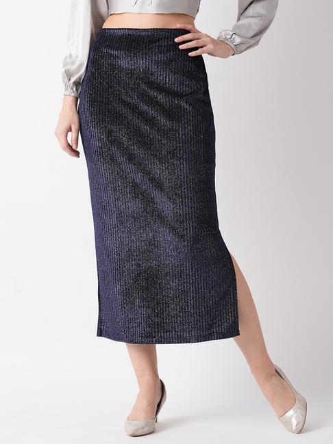 Globus Navy Midi Skirt-picture-27