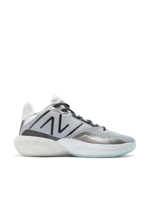New Balance Men's BB TWO WAY Fuelcell Grey Basketball Shoes-image-25