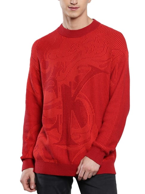 Calvin klein sweater red hotsell