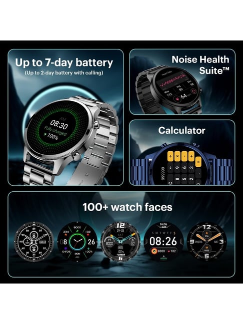 Buy Noise Halo Plus Elite Edition Smartwatch (Elite Silver) Online