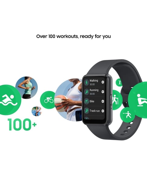 Buy Samsung Galaxy Fit3 Large AMOLED Display Smartwatch (Grey