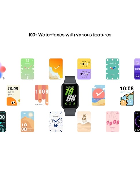 Buy Samsung Galaxy Fit3 Large AMOLED Display Smartwatch (Grey