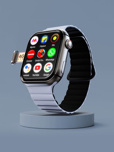 Fire-Boltt Dream WristPhone GPS Smartwatch with Upto Days Battery (Sky  Sizzle Strap)