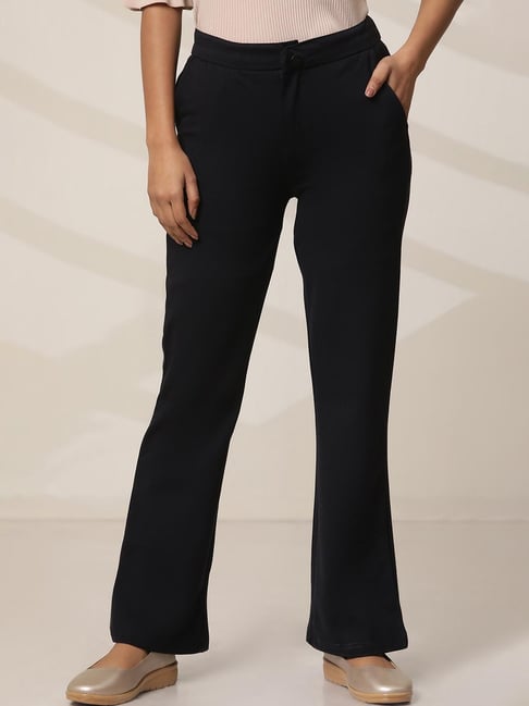 Elleven from Aurelia Blue Mid Rise Bootcut Trousers-picture-22